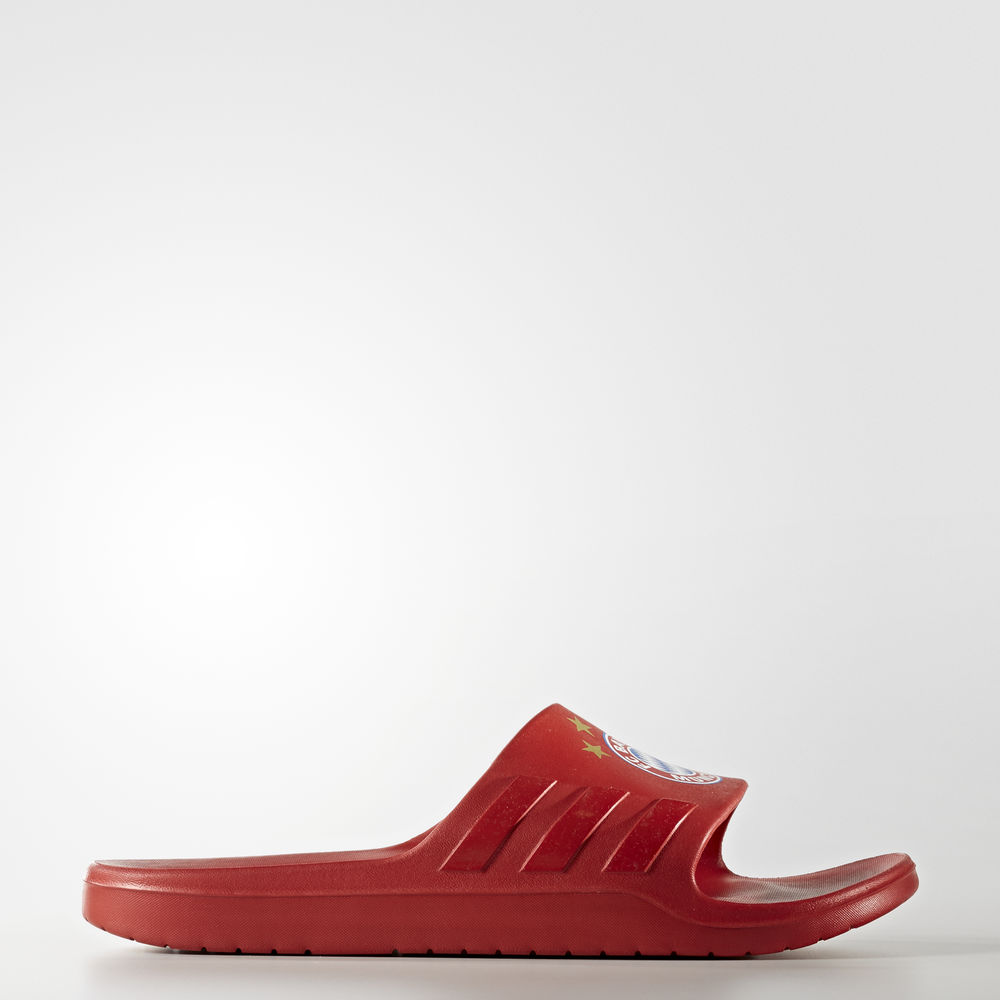 Adidas Aqualette Cloudfoam Fcb Slides - παντοφλες ανδρικα - Κοκκινα,Μέγεθος: EU 36 – 54 2/3 (572LAHB